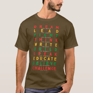 Svarta historiens månad Afrikas amerikanska Land C T Shirt