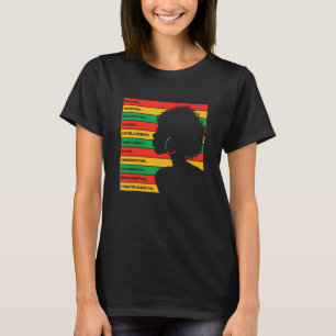 Svarta historiens månad Afrikas amerikanska Land C T Shirt