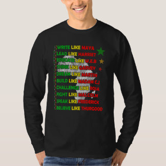 Svarta historiens månad Afrikas amerikanska Land C T Shirt