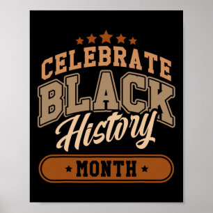Svarta historiens månad Afrikas kvinnor i Amerikan Poster
