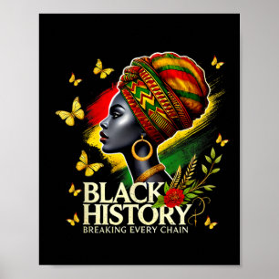 Svarta historiens månad Kvinnor svart Historik Bre Poster