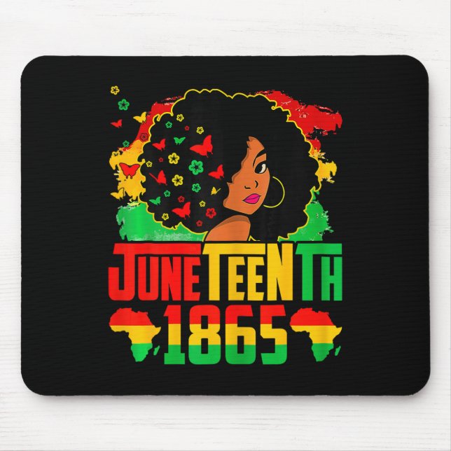 Svarta historikens Juneteenth är min självständigh Musmatta (Framsidan)