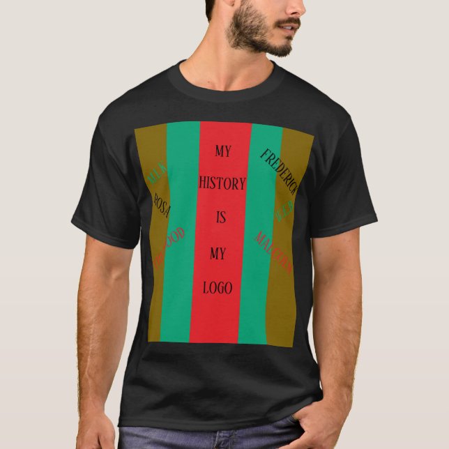 SVARTA HISTORIKENS MÅNAD T SHIRT (Framsida)