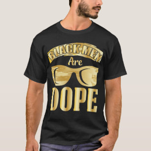 Svarta historikmånaden Black Manar Guld T Shirt