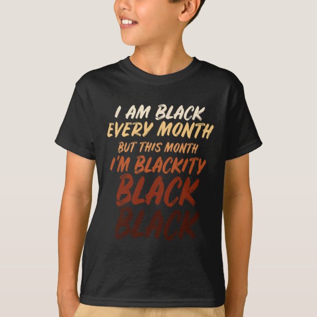 Svarta historikmånaden - Empowerment Black Pride M T Shirt (Framsida)