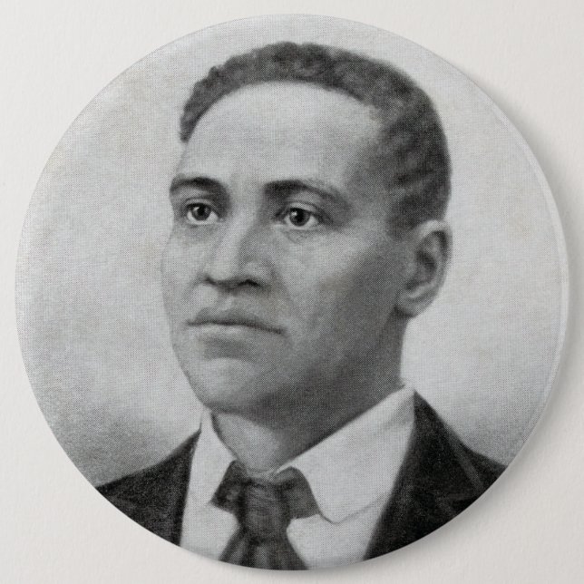 Svarta historiska ikoner: Crispus Attucks, martyr Knapp (Framsida)