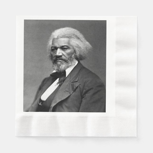 Svarta historiska ikoner: Den äldre Frederick Doug Pappersservett (Framsidan)