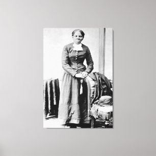 Svarta historiska ikoner: Harriet Tubman, medborge Canvastryck