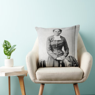 Svarta historiska ikoner: Harriet Tubman, medborge Kudde