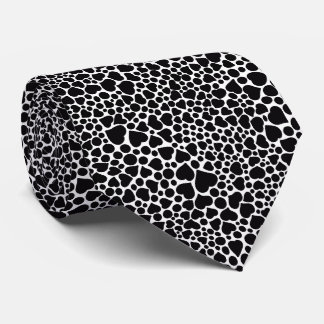 Svarta hjärtan och Polka dots Slips
