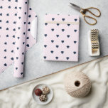Svarta hjärtans Alla hjärtans dag Presentpapper<br><div class="desc">Svart vattenfärg hjärtans Alla hjärtans dag presentpapper. Matchande artiklar finns.</div>