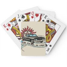Svarta Impala poker kort från -67