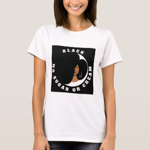 Svärta inget socker eller laga mat med grädde t shirt