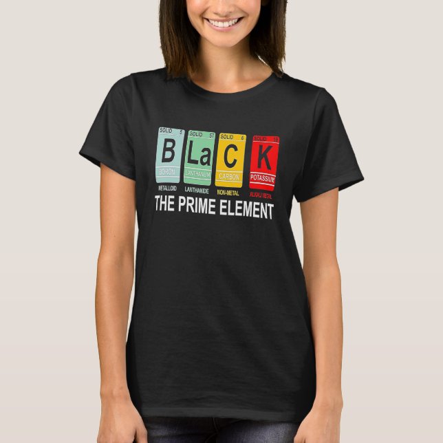 Svarta Inslag lever Högerna Black H T Shirt (Framsida)