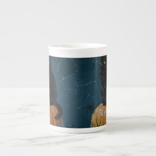 Svarta Katten Benporslin Mugg