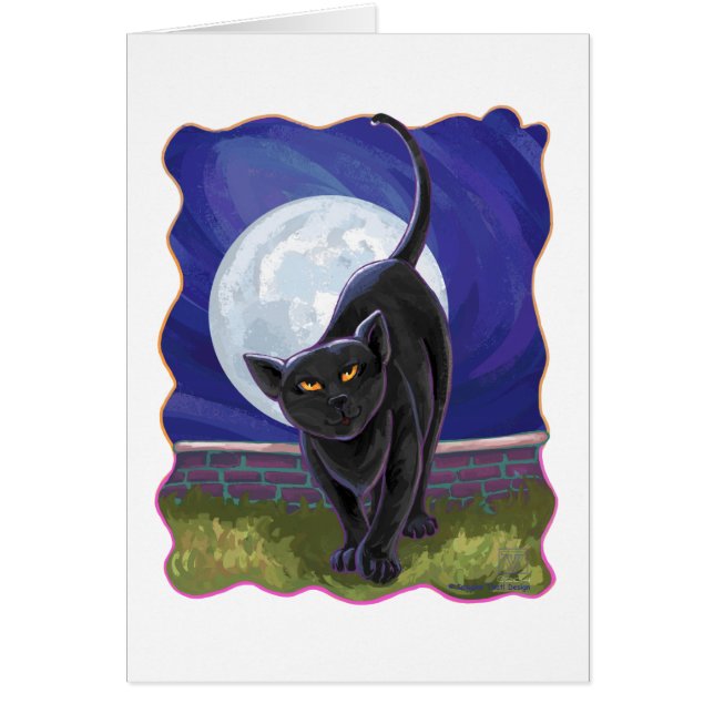 Svarta Kattens Presenter & Tillbehör OBS Kort (Framsidan)