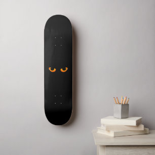 Svarta Katteögon Mini Skateboard Bräda 18,5 Cm