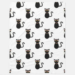 Svarta katter 60x80 Fleece Blanket