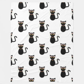 Svarta katter 60x80 Fleece Blanket