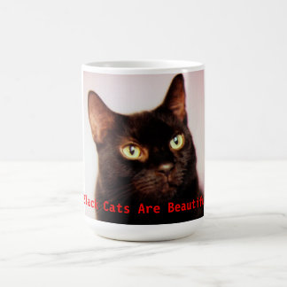Svarta katter är den härliga muggen kaffemugg
