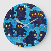 Svarta katter Dancing in Moonlight, Louis Wain