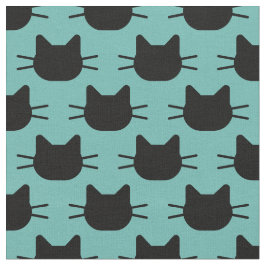 Svarta katter Design Fabric Tyg