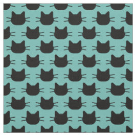 Svarta katter Design Fabric Tyg