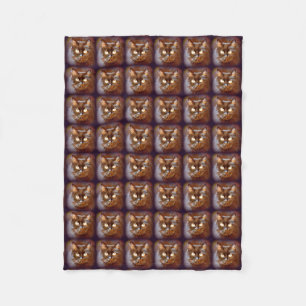 svarta katter fleecefilt