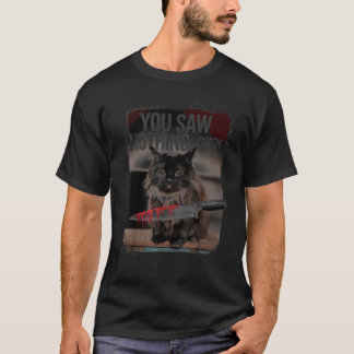 Svarta katter Horror Spooky Gothic Halloween Kattd T Shirt