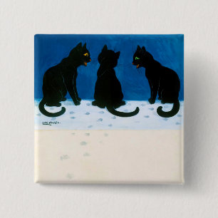 Svarta katter i Snö, Louis Wain Knapp