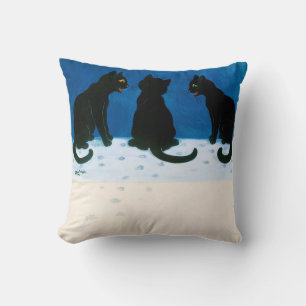 Svarta katter i Snö, Louis Wain Kudde