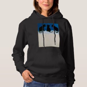 svarta katter i Snö, Louis Wain T Shirt
