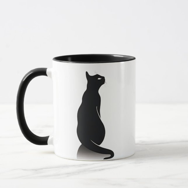 Svarta katter mugg (Vänster)