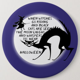 Svarta katter och citattecken knapp