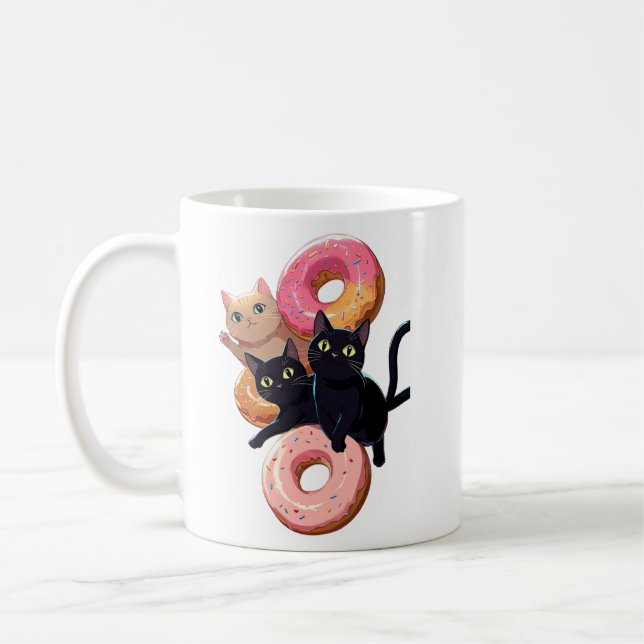 "Svarta katter och giftiga nötter: en perfekt-kamp Kaffemugg (Vänster)
