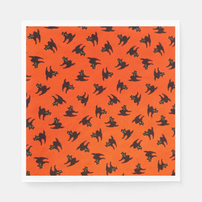 Svarta katter pappersservett (Framsidan)