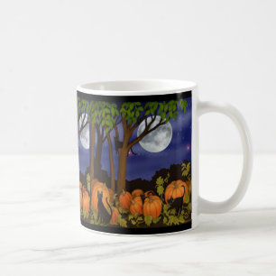 Svarta katter & pumpamugg kaffemugg