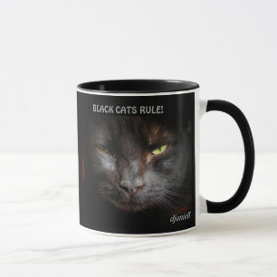 Svarta katter-regelkattnota mugg