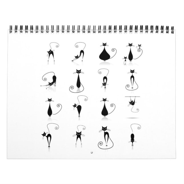 Svarta katter-samling kalender (Omslag)