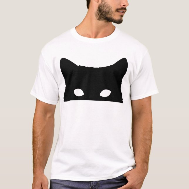 svarta katter t shirt (Framsida)