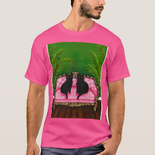 Svarta katter Vintage Set T Shirt