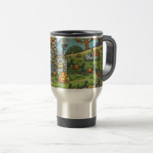 SVARTA KATTER, WITCH PUMPKIN PAJ FACTORY RESEMUGG