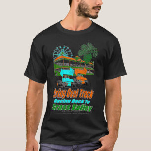 Svärta, komma med ovalen spårar tävlabaksida f tee shirt
