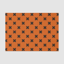 Svarta kor sytlar på orange