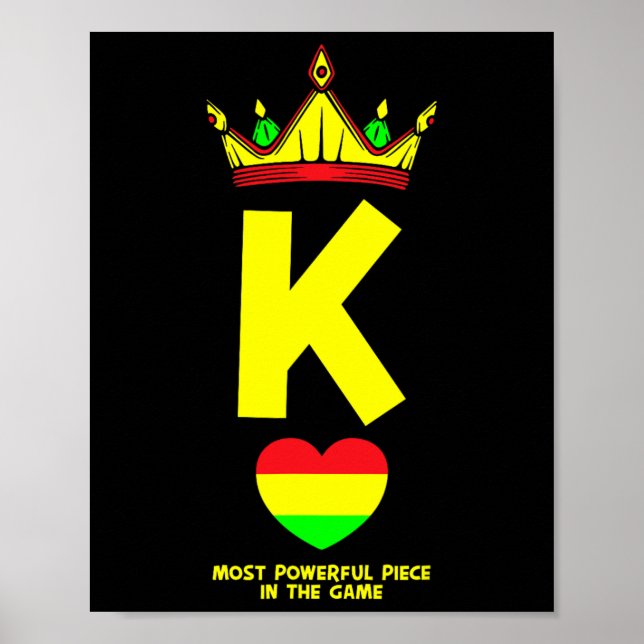 Svarta Kung är det mäktigaste Biet i spelet Jun Poster (Framsidan)
