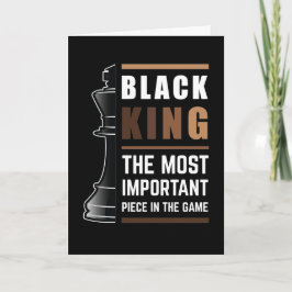 Svarta Kung är det viktigaste Biet i spelet 1 Kort