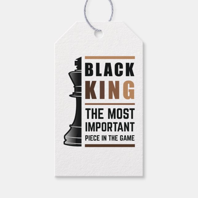Svarta Kung är det viktigaste Biet i spelet 2 Presentetikett (Framsidan)