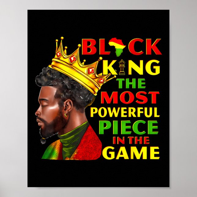 Svarta Kung - den mäktigaste Biet-Junetelfte Afri Poster (Framsidan)
