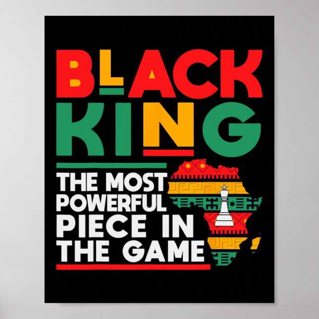 Svarta Kung - den mest kraftfulla Biet-svarta hist Poster (Framsidan)