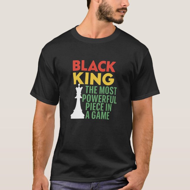Svarta Kung: Det mäktigaste Biet T Shirt (Framsida)